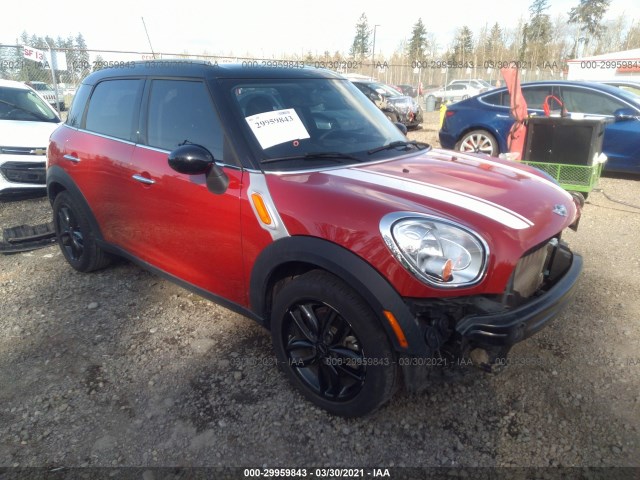 MINI COOPER COUNTRYMAN 2013 wmwzb3c59dwr35916