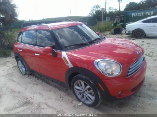 MINI COOPER COUNTRYMAN 2012 wmwzb3c5xcwm03086