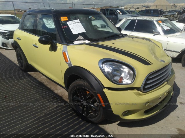 MINI COOPER COUNTRYMAN 2012 wmwzb3c5xcwm05047