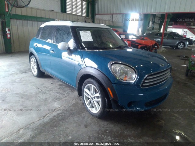 MINI COOPER COUNTRYMAN 2012 wmwzb3c5xcwm30403