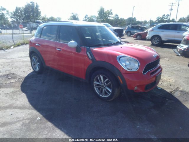 MINI COOPER COUNTRYMAN 2012 wmwzc3c50cwl82049