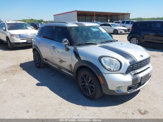 MINI COOPER S COUNTRYMAN 2012 wmwzc3c50cwl87042