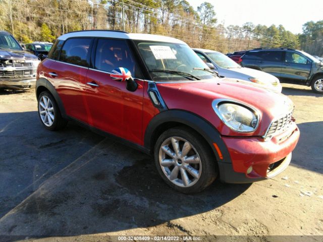 MINI COOPER COUNTRYMAN 2013 wmwzc3c50dwp23483