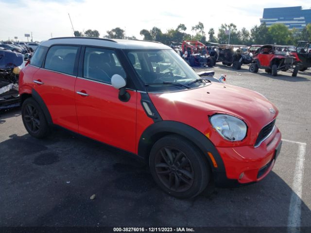 MINI COOPER S COUNTRYMAN 2011 wmwzc3c51bwl79434