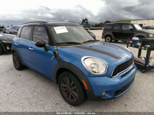 MINI COOPER COUNTRYMAN 2012 wmwzc3c51cwl85333