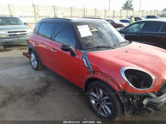 MINI COOPER COUNTRYMAN 2012 wmwzc3c52cwl81002