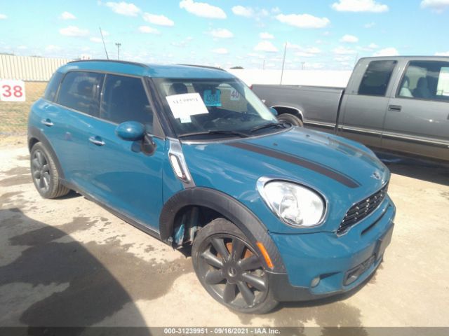 MINI COOPER COUNTRYMAN 2012 wmwzc3c52cwl86006