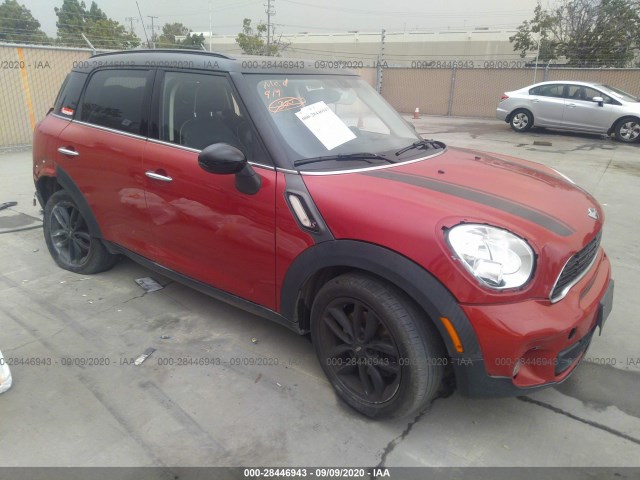 MINI COOPER COUNTRYMAN 2013 wmwzc3c52dwm28367