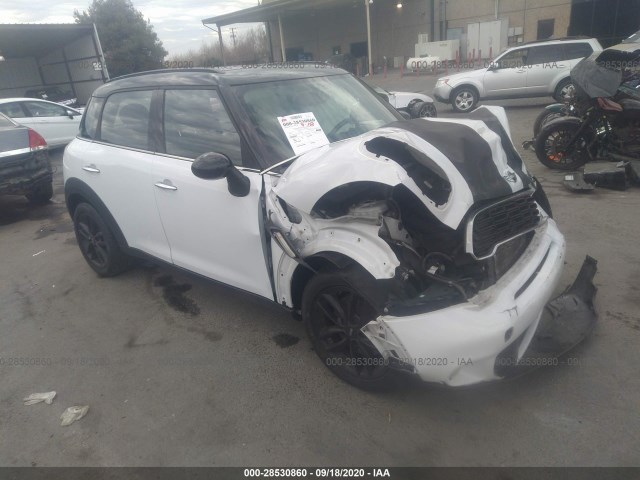 MINI COOPER COUNTRYMAN 2012 wmwzc3c53cwl84961