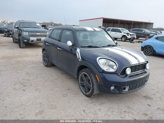 MINI COOPER S COUNTRYMAN 2012 wmwzc3c53cwl85365