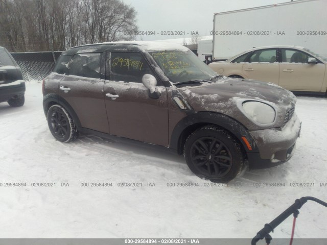 MINI COOPER COUNTRYMAN 2013 wmwzc3c54dwm28466