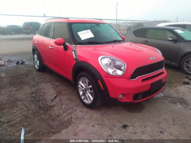 MINI COOPER COUNTRYMAN 2012 wmwzc3c55cwl82287