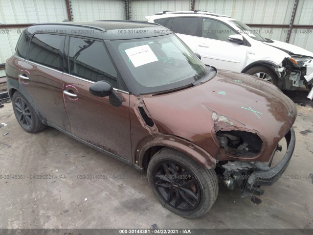 MINI COOPER COUNTRYMAN 2013 wmwzc3c55dwp24533