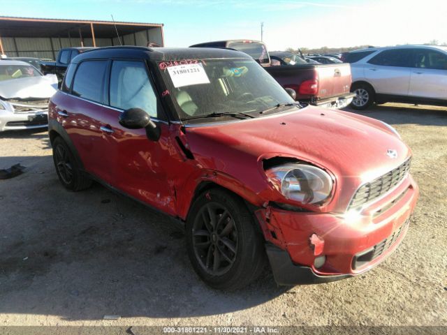 MINI COOPER COUNTRYMAN 2013 wmwzc3c56dwp21804