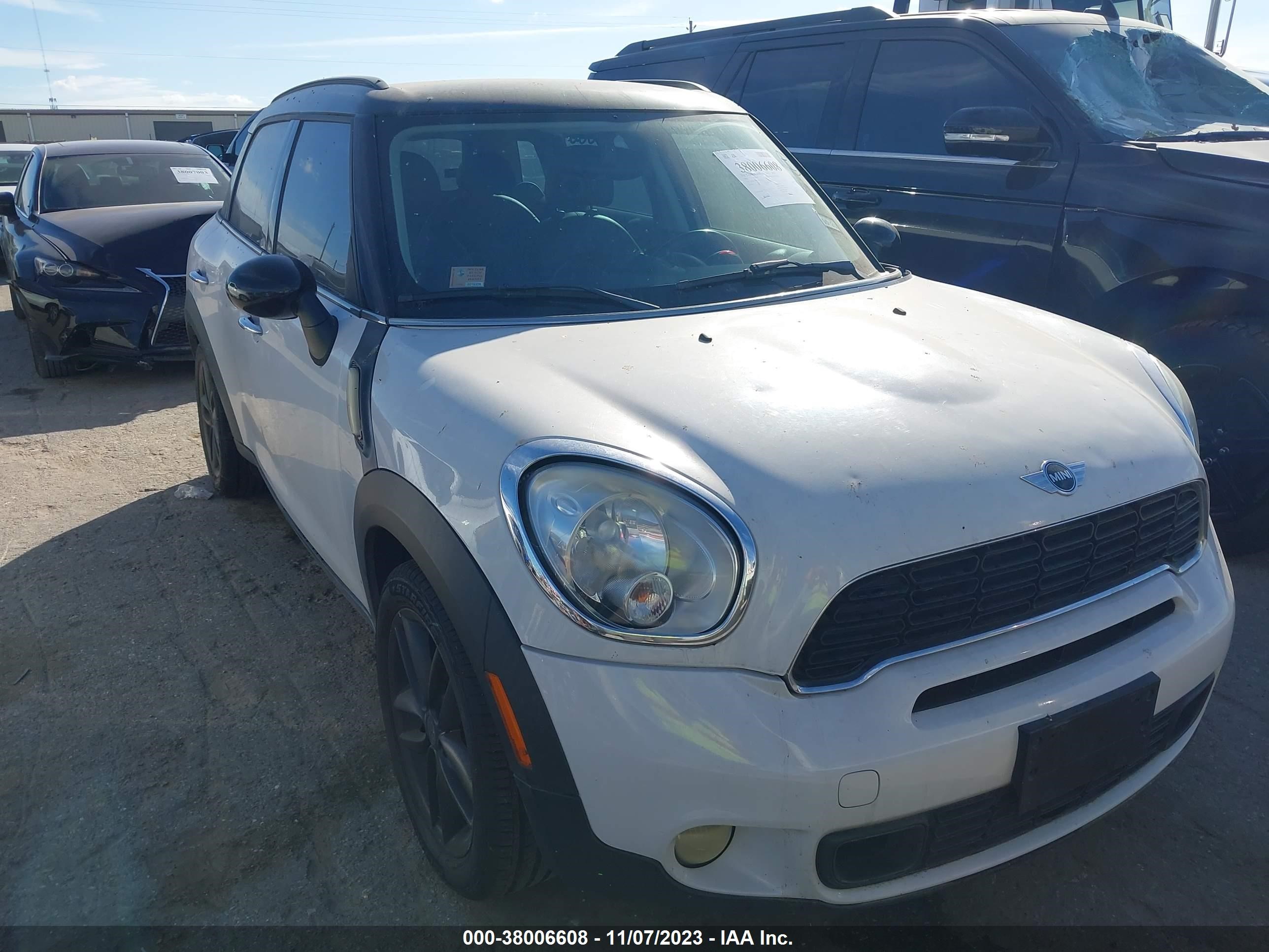 MINI COUNTRYMAN 2012 wmwzc3c58cwl83353