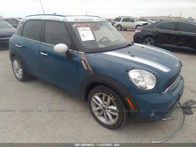 MINI COOPER COUNTRYMAN 2012 wmwzc3c58cwl84213