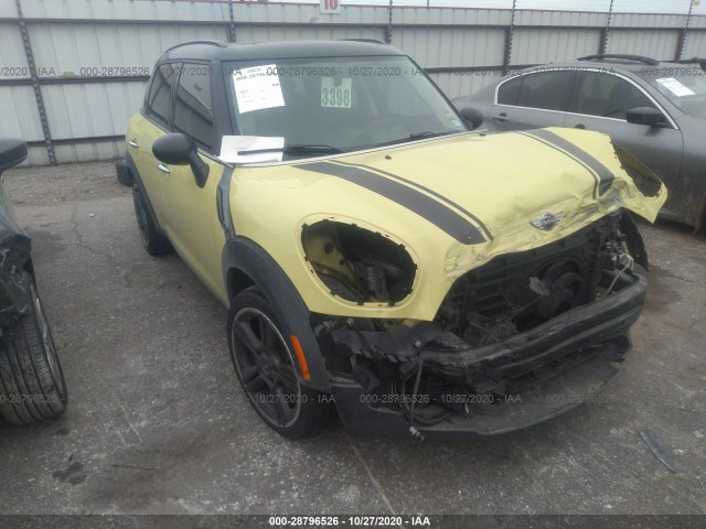 MINI COOPER COUNTRYMAN 2012 wmwzc3c58cwl84499