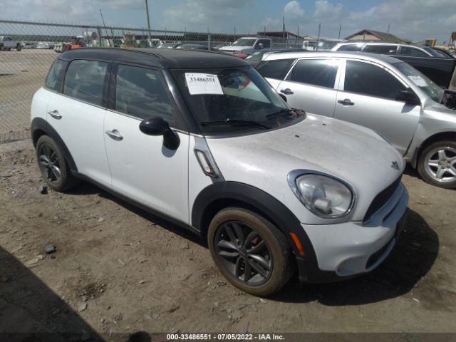 MINI COOPER COUNTRYMAN 2012 wmwzc3c58cwl85684