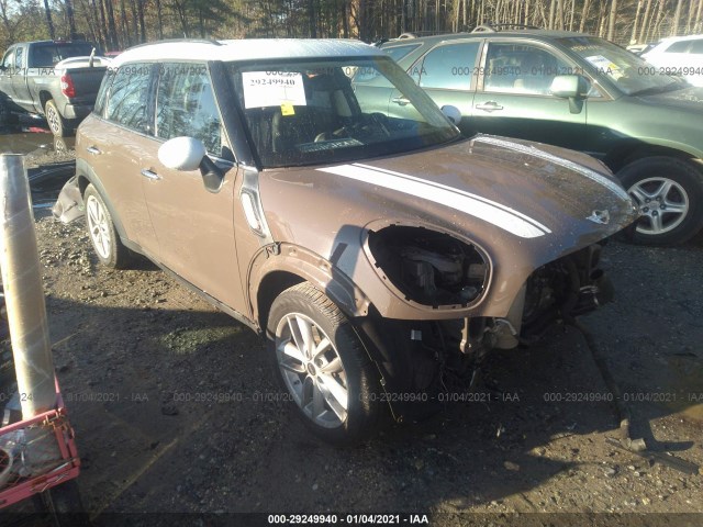 MINI COOPER COUNTRYMAN 2011 wmwzc3c59bwl79102