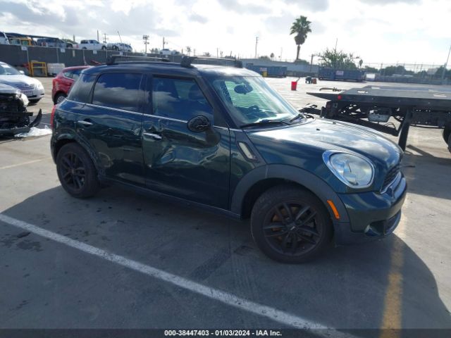 MINI COOPER S COUNTRYMAN 2012 wmwzc3c59cwl84835