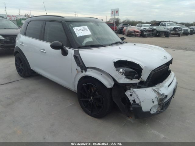 MINI COOPER COUNTRYMAN 2012 wmwzc3c59cwl85399