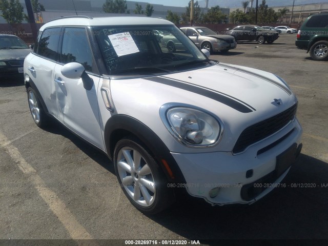 MINI COOPER COUNTRYMAN 2012 wmwzc3c59cwl85418