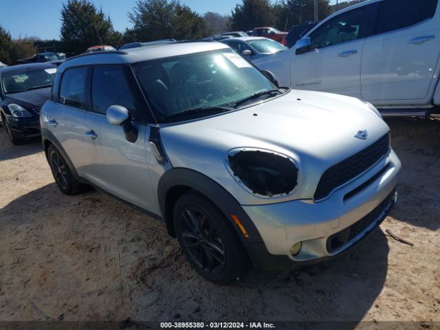 MINI COOPER S COUNTRYMAN 2012 wmwzc3c5xcwl82396