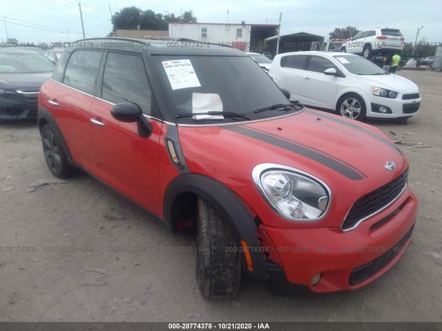 MINI COOPER COUNTRYMAN 2012 wmwzc3c5xcwl84326