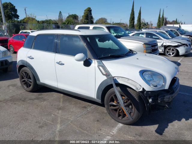 MINI COOPER S COUNTRYMAN 2012 wmwzc3c5xcwm26753