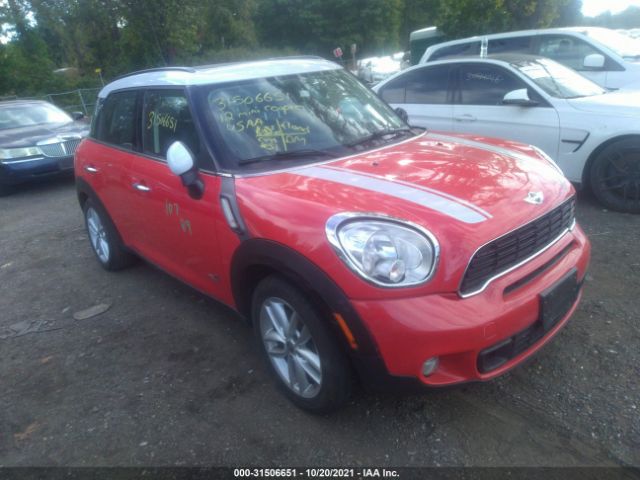 MINI COOPER COUNTRYMAN 2012 wmwzc5c50cwl59799