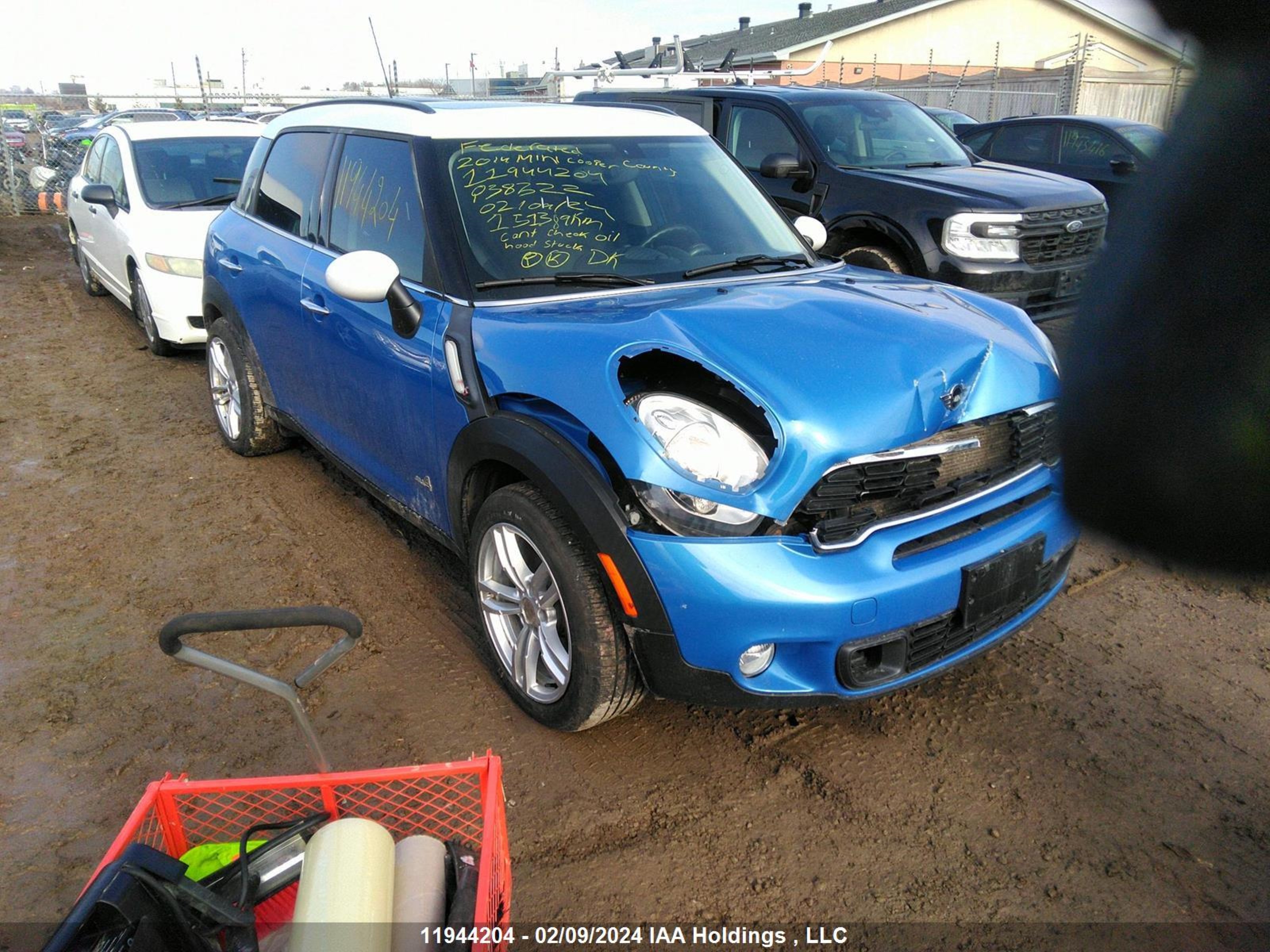 MINI COUNTRYMAN 2014 wmwzc5c50ewp38322