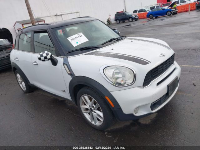 MINI COOPER S COUNTRYMAN 2011 wmwzc5c51bwl54464