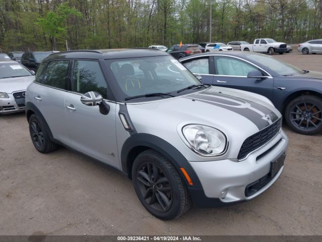 MINI COOPER S COUNTRYMAN 2012 wmwzc5c51cwl62209