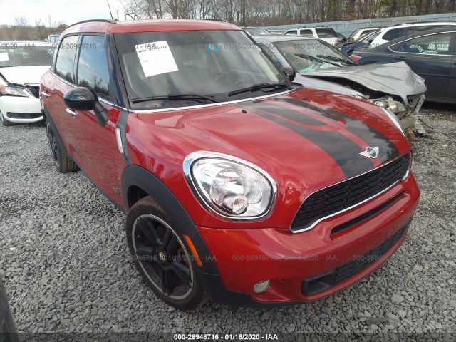 MINI COOPER COUNTRYMAN 2013 wmwzc5c52dwm15243