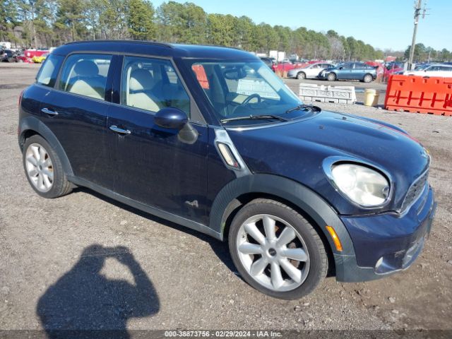 MINI COOPER S COUNTRYMAN 2012 wmwzc5c53cwm12267