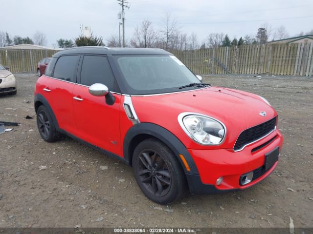 MINI COOPER S COUNTRYMAN 2011 wmwzc5c54bwl53857