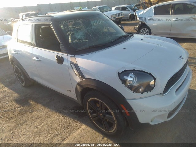 MINI COOPER COUNTRYMAN 2012 wmwzc5c54cwm14514