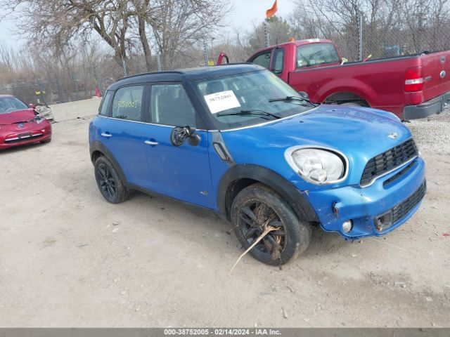 MINI COOPER S COUNTRYMAN 2012 wmwzc5c56cwl59290