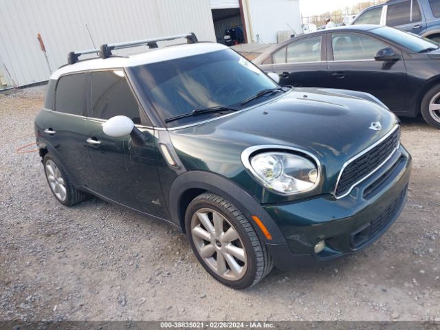 MINI COOPER S COUNTRYMAN 2012 wmwzc5c56cwm11503