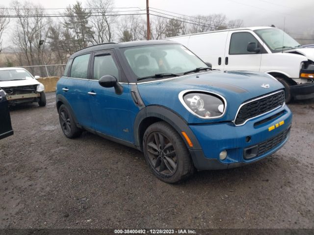 MINI COOPER S COUNTRYMAN 2012 wmwzc5c57cwl63929