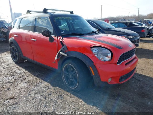 MINI COOPER S COUNTRYMAN 2012 wmwzc5c57cwm12403