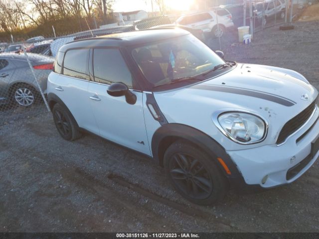 MINI COOPER S COUNTRYMAN 2011 wmwzc5c58bwm11095