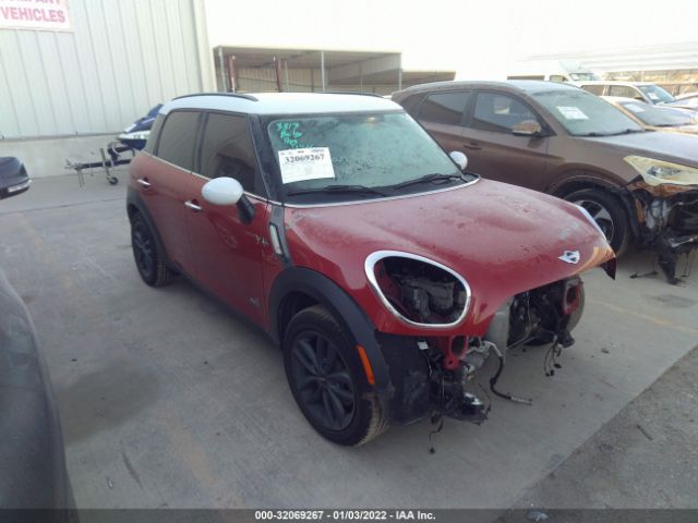 MINI COOPER COUNTRYMAN 2013 wmwzc5c58dwp33741