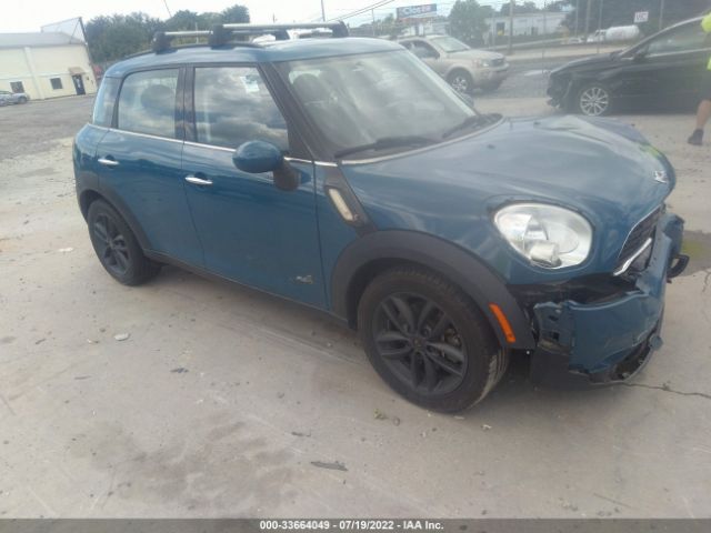 MINI COOPER COUNTRYMAN 2012 wmwzc5c5xcwl57784