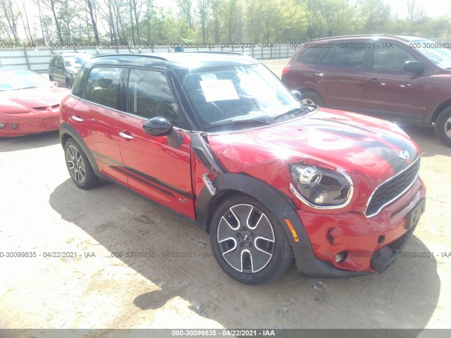 MINI COOPER COUNTRYMAN 2012 wmwzc5c5xcwl63911