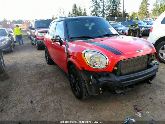 MINI COOPER COUNTRYMAN 2012 wmwzc5c5xcwl63925