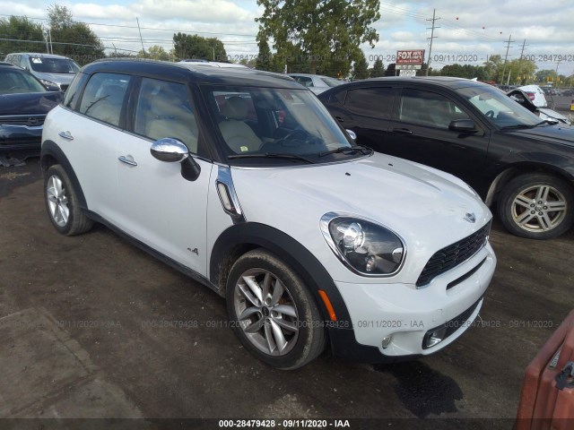 MINI COOPER COUNTRYMAN 2012 wmwzc5c5xcwm13612