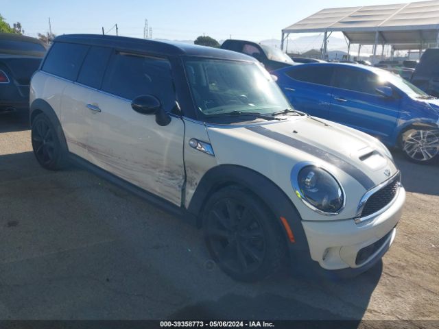 MINI COOPER S CLUBMAN 2012 wmwzg3c53cty31990