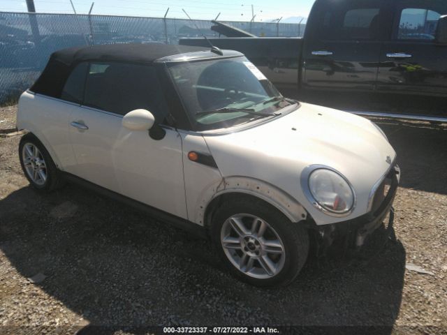 MINI COOPER CONVERTIBLE 2012 wmwzn3c50ct265583