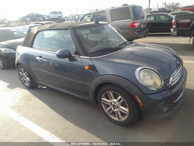 MINI COOPER CONVERTIBLE 2011 wmwzn3c52btz78029